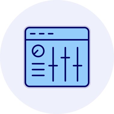 Ses Karıştırıcı vektör çizimi