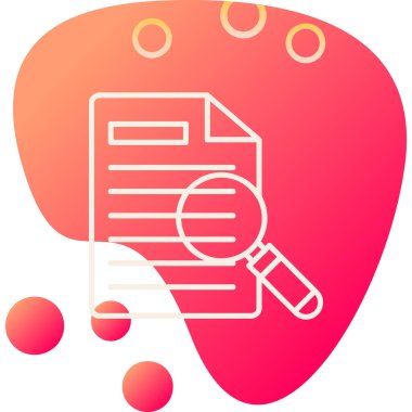 Yazılı kayıtlar ve büyüteçle filoloji kavramı, düz stil vektör illüstrasyonu