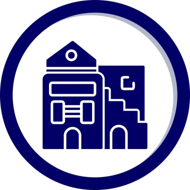 vektör evi oluşturma simgesi, modern tasarım illüstrasyonu 