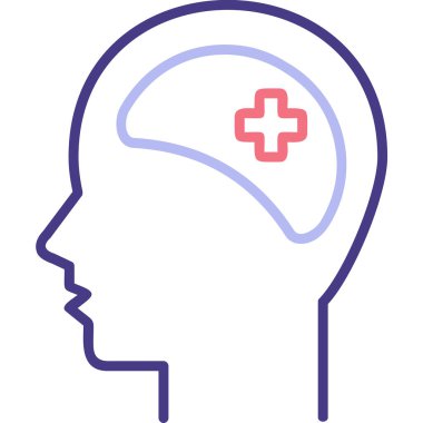 Klinik Psikoloji vektör çizimi tasarımı