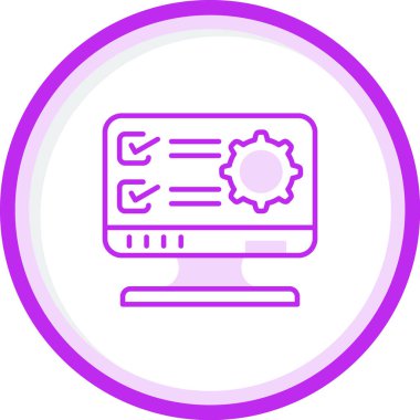 Web simgesi basit illüstrasyon ayarlanıyor