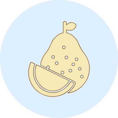  Pomelo web simgesi vektör illüstrasyonu