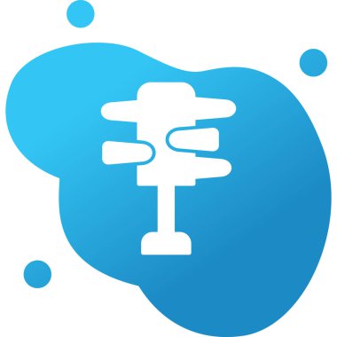 Moda biçimi izole edilmiş arka planda sahte simge       