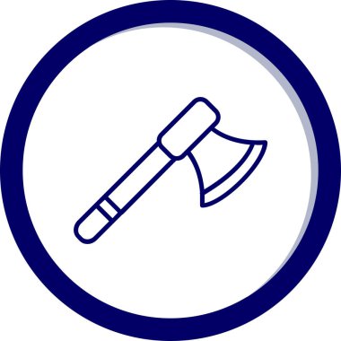 Balta ağ simgesi, vektör illüstrasyonu 