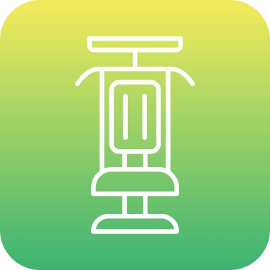 Modern Gym Machine simgesinin vektör çizimi         