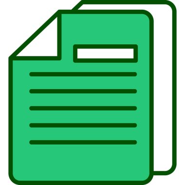 dokümanlar web simgesi vektör illüstrasyonu