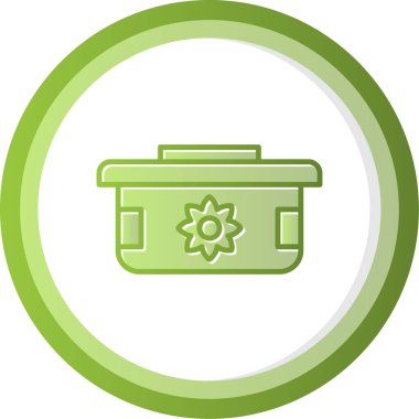 kutu web simgesi, vektör illüstrasyonu 