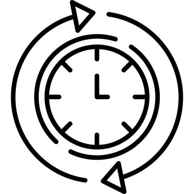 Her zamanki gibi. Web simgesi basit illüstrasyon