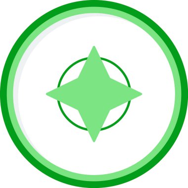 Ağaç folyosu. Web simgesi basit illüstrasyon