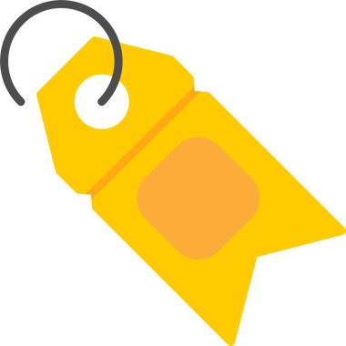 Etiket. Web simgesi basit illüstrasyon