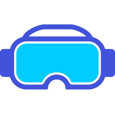 Gözlükler. Web simgesi basit illüstrasyon