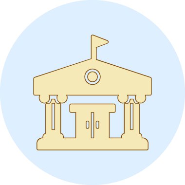 Sütun oluşturma simgesi, vektör illüstrasyonu