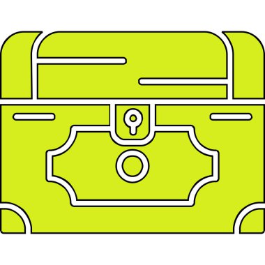 Göğüs simgesi, vektör illüstrasyonu basit tasarım