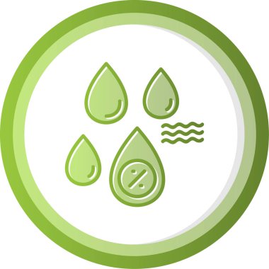 Nem. Web simgesi basit illüstrasyon          