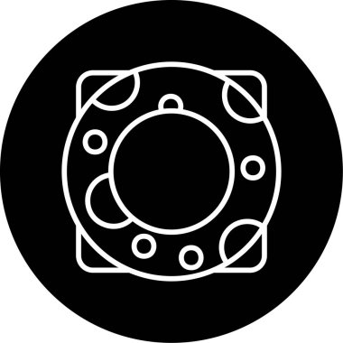 Can simidi. Web simgesi basit illüstrasyon