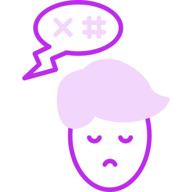 İstismar. Web simgesi vektör illüstrasyonu