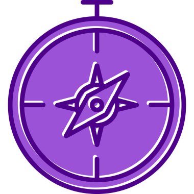 Pusula simgesi vektör resimlemesi 