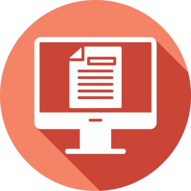 Çevrimiçi Test Ağı simgesi, vektör illüstrasyonu