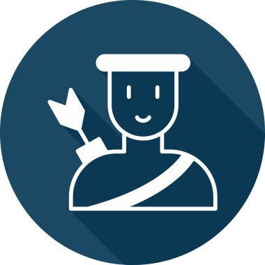 Artemis web simgesi vektör illüstrasyonu 