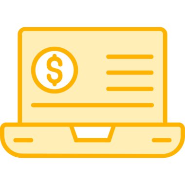 Eğilim biçimi izole edilmiş arka planda mali simge 