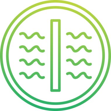 Solunabilir olmayan Kumaş Ağı simgesi, vektör illüstrasyonu