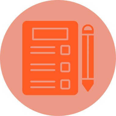 Yapılacaklar listesi. Web simgesi basit tasarım 