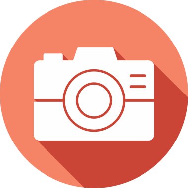 kamera simgesi vektör illüstrasyonu 