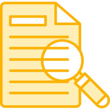 Yazılı kayıtlar ve büyüteçle filoloji kavramı, düz stil vektör illüstrasyonu