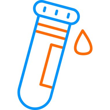 kan testi ikonu vektör illüstrasyonu         