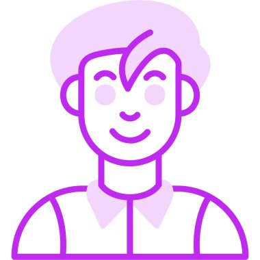 Bowler simgesi vektör illüstrasyonu