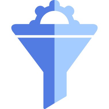 Vektör illüstrasyon Huni ağ simgesi 