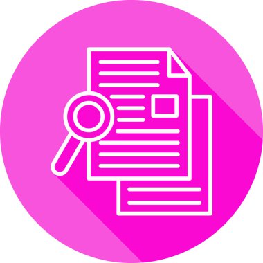 belge dosya simgesi düz biçimli 