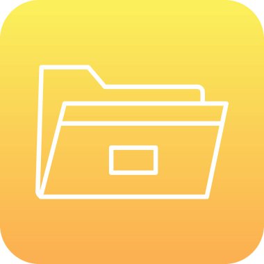 Dosya. Web simgesi basit illüstrasyon 