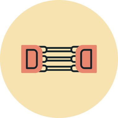 Göğüs açıcı simgesinin web illüstrasyonu