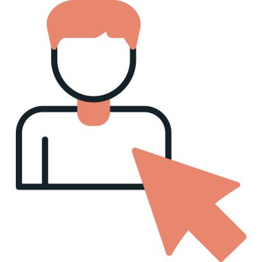 Seçili web simgesi vektör illüstrasyonu