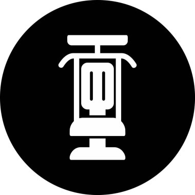 Modern Gym Machine simgesinin vektör çizimi         