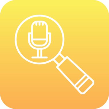 Podcast vektör illemesini ara