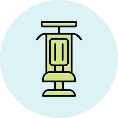 Modern Gym Machine simgesinin vektör çizimi         