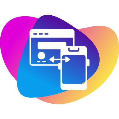 Web simgesi vektör illüstrasyonunu transfer et 