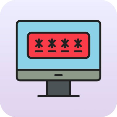 password web icon vector illustration 