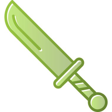 Hançer. Web simgesi basit illüstrasyon 