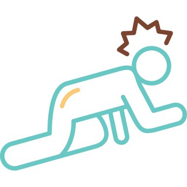 Terk et. Web simgesi vektör illüstrasyonu