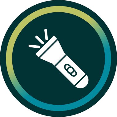 el feneri. Web simgesi basit illüstrasyon