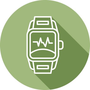 smartwatch simgesi, vektör illüstrasyonu 