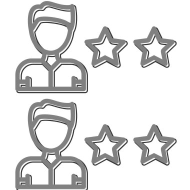 puan simgesi, vektör illüstrasyonu 