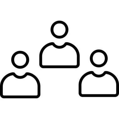 Adaylar web simgesi vektör illüstrasyonu 