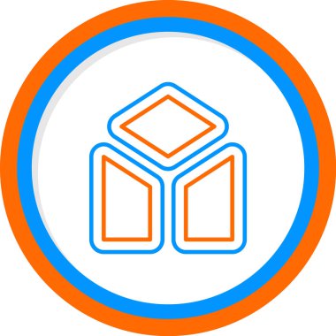 küp web simgesi basit tasarım 