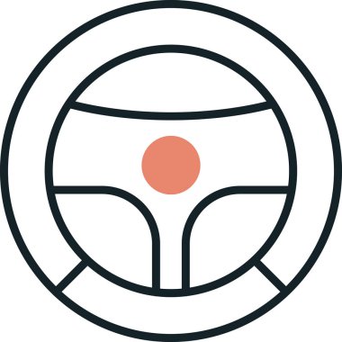 Direksiyon. Web simgesi basit illüstrasyon