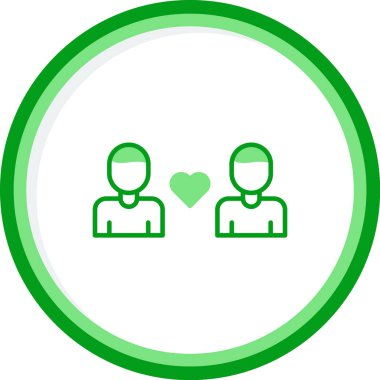 Empati simgesinin vektör çizimi. Psikoloji