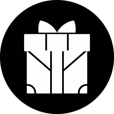 gift box with bow, vector illustration